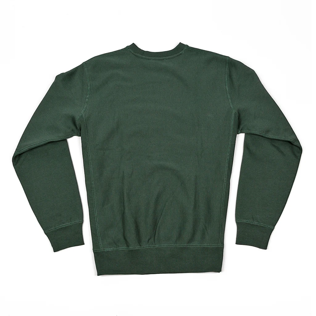 Classic Crew Neck Sweatshirt - Green - Image 3
