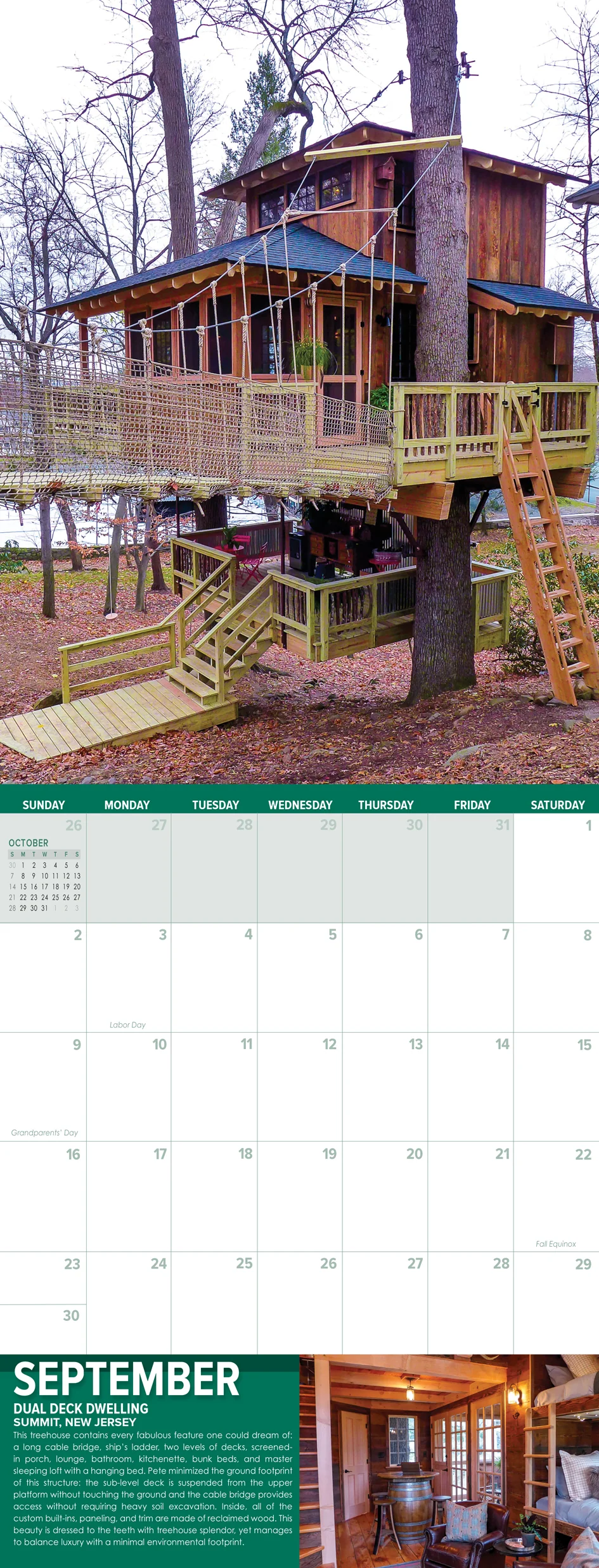 Pete Nelson's 2018 Treehouse Calendar - Image 8