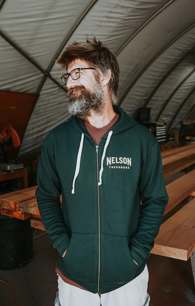 Woodgrain Sweatshirt - Forest Green - Image 4