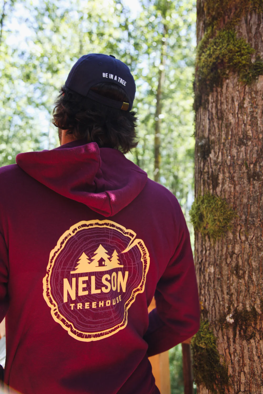 Woodgrain Sweatshirt - Maroon - Image 6